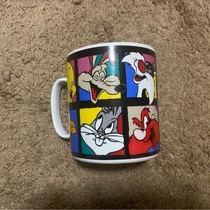 Warner Bros Vintage 1993 Jumbo Looney Tunes Coffee Mug Extra Large Bugs Bunny